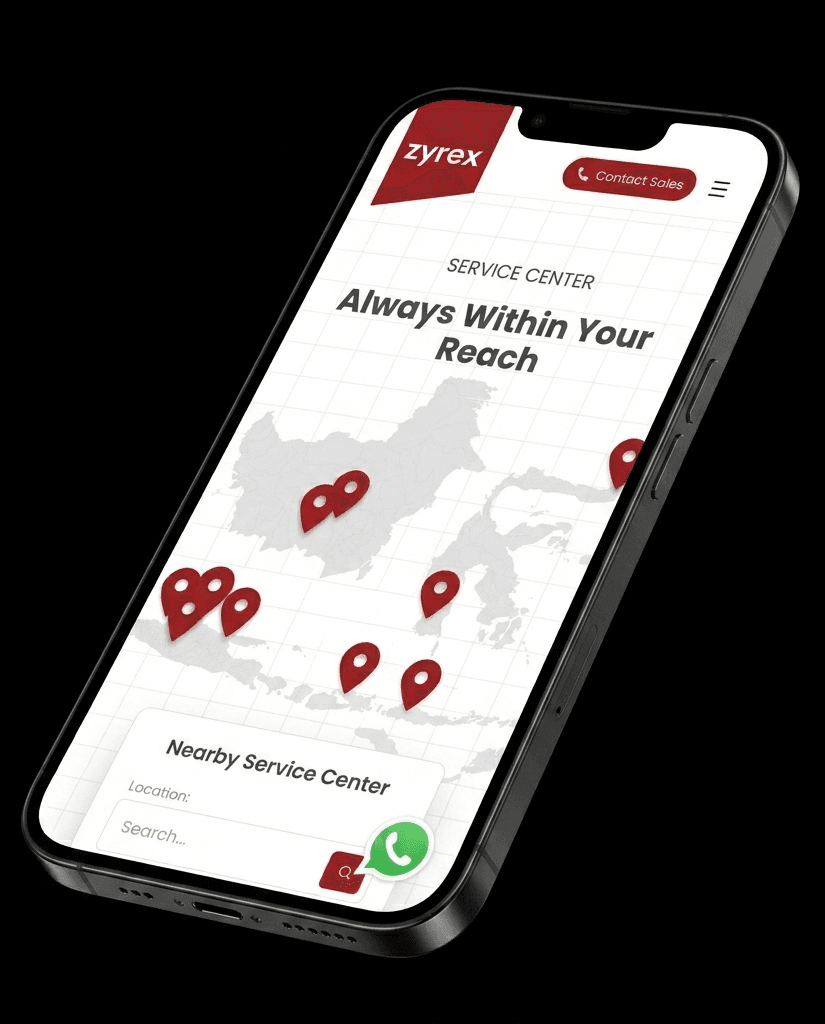 Mobile app interface sample